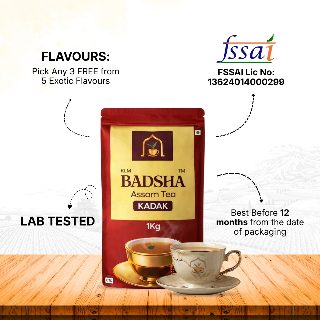 Badsha Strong Assam Kadak Tea – Premium Chai Blend | Best Assam Tea