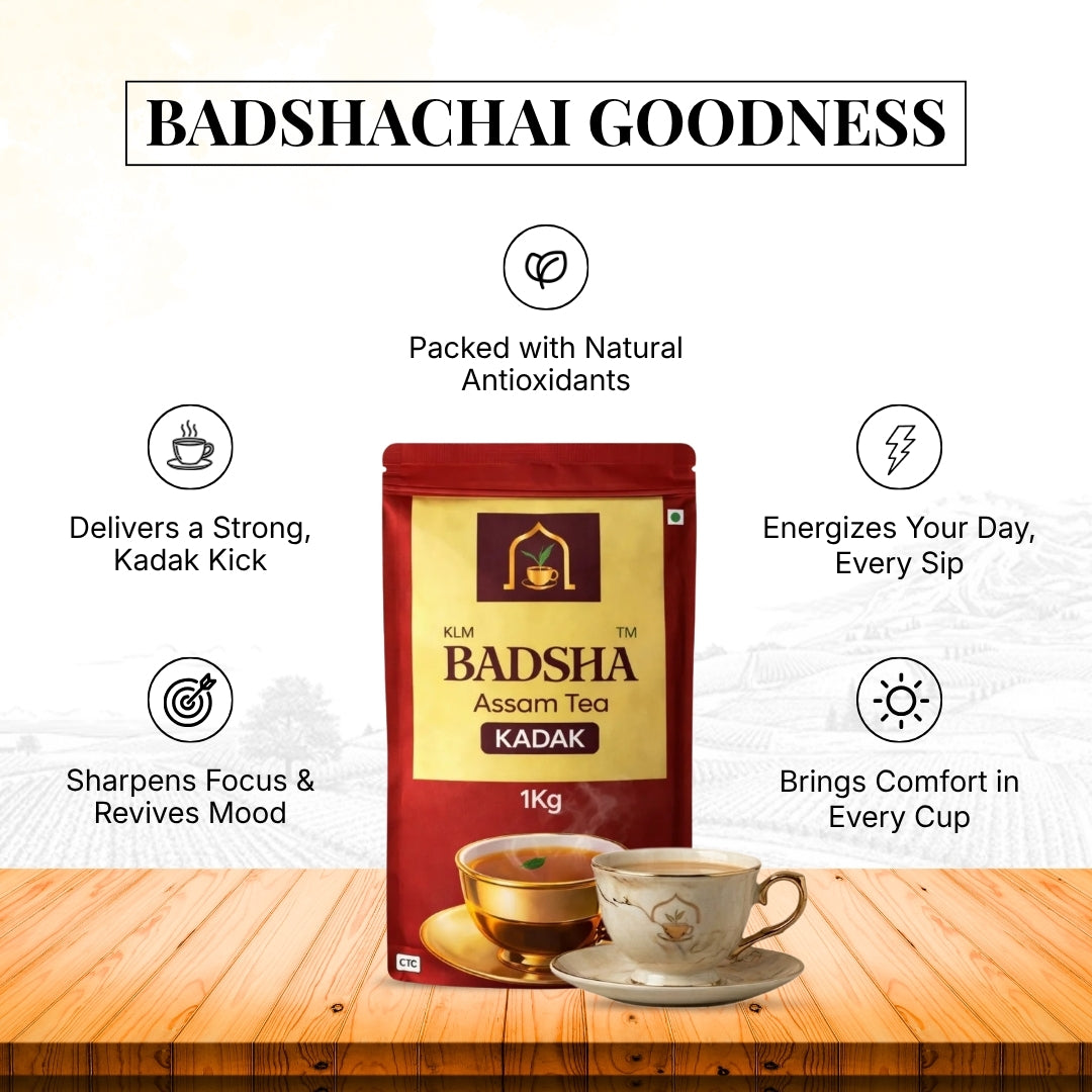 Badsha Strong Assam Kadak Tea – Premium Chai Blend | Best Assam Tea